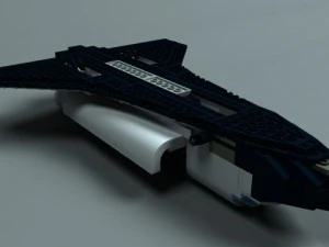 lego space shuttle  high detail 3D Model