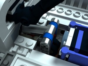 lego space shuttle  high detail Modelo 3D