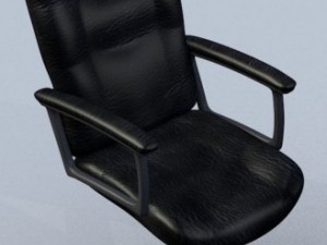 leather office chair 3D Модель