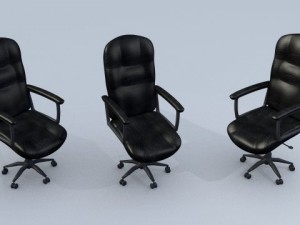 leather office chair 3D Модель