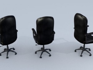 leather office chair 3D Модель
