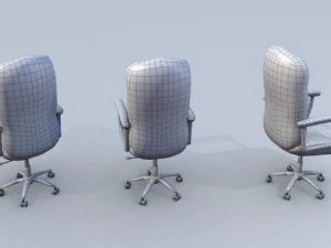 leather office chair 3D Model