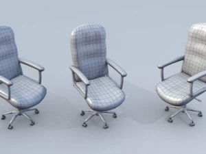 leather office chair 3D Model