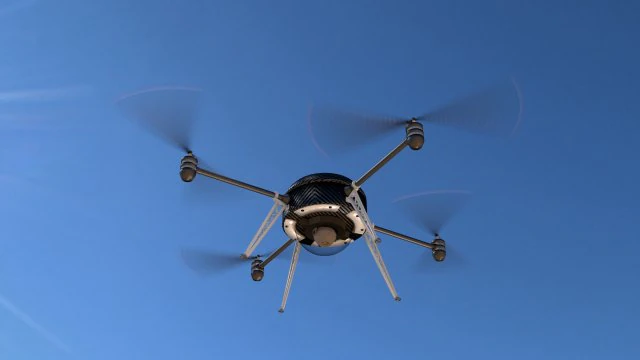 drone quadricottero Modello 3D .c4d .max .obj .3ds .fbx .stl .blend 