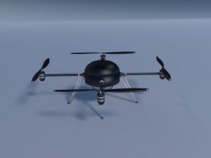 quadcopter drone 3D मॉडल