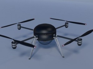 quadcopter drone 3D मॉडल