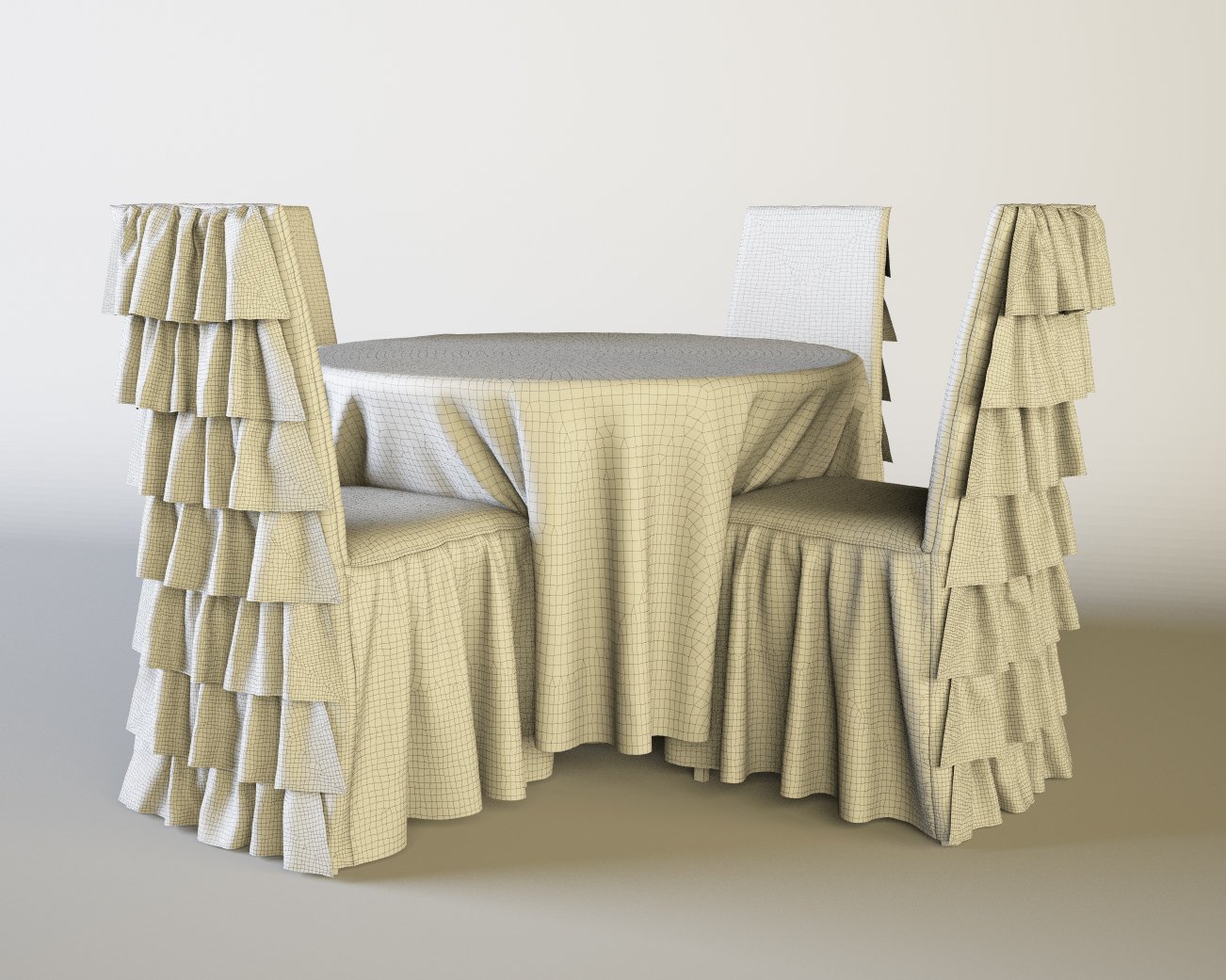 Banquet Table And Chair 3d Model In Table 3dexport