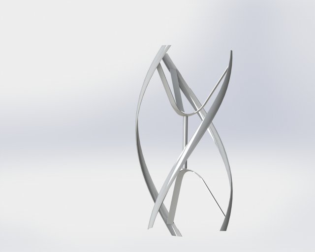 vertical wind turbine Modelo 3D .c4d .max .obj .3ds .fbx .stl .blend 