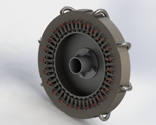 rotor stator 3D 模型 .c4d .max .obj .3ds .fbx .stl .blend