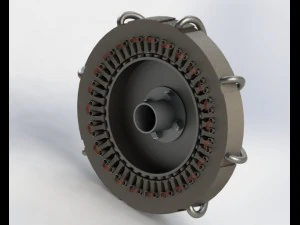 로터 고정자 3D 모델