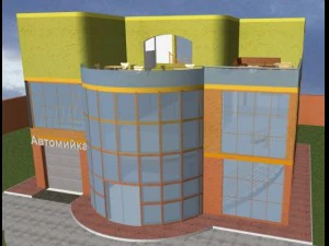 mini ticaret merkezi 3D Model