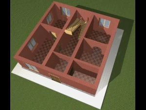 piccola casa Modello 3D