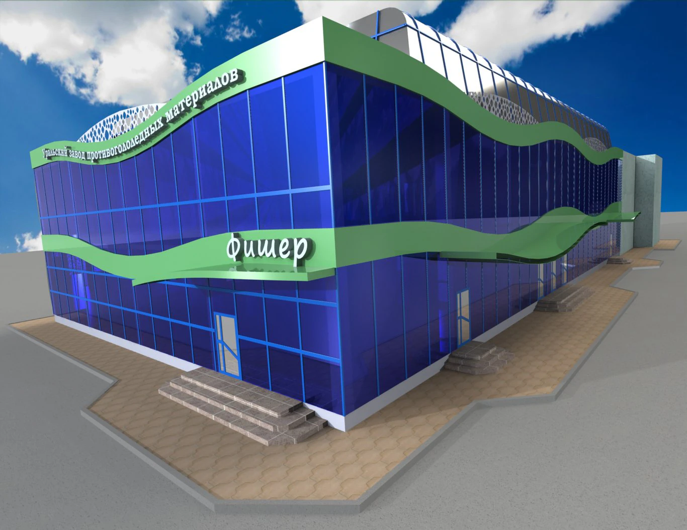 trade center facade reconstruction 3D Model .c4d .max .obj .3ds .fbx .stl .blend 