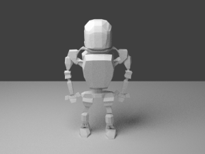 low poly game char animations Model 3D