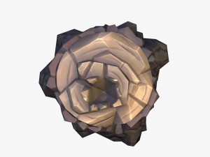 cartoon stump 03 Model 3D
