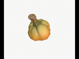 cartoon pumpkins 3D Model
