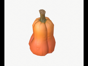 cartoon pumpkins 3D Model