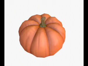 cartoon pumpkins 3D Model