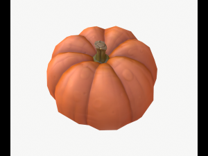 cartoon pumpkins 3D Model