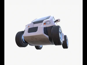 cyberpunk minicar 3D Model