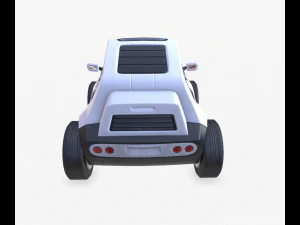 cyberpunk minicar 3D Model