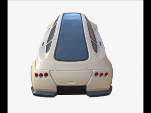 cyberpunk car 02 Model 3D
