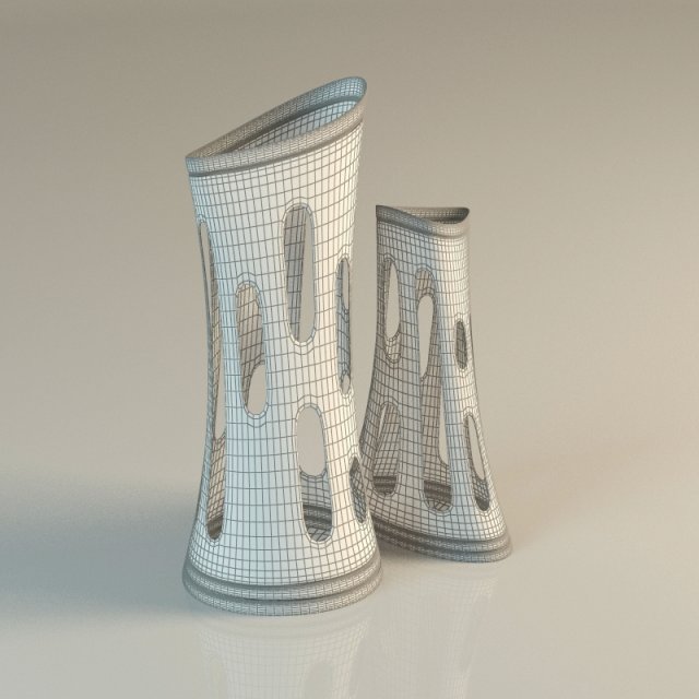 vase Model 3D .c4d .max .obj .3ds .fbx .stl .blend 