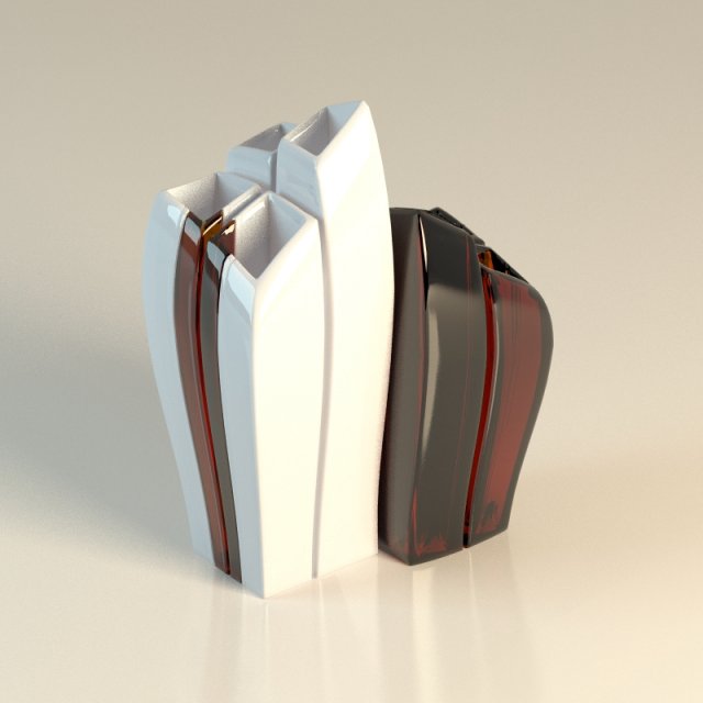 vase decor 3D Model .c4d .max .obj .3ds .fbx .stl .blend 