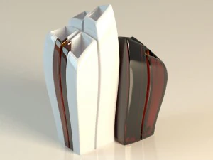 d&eacute;cor de vases Modèle 3D