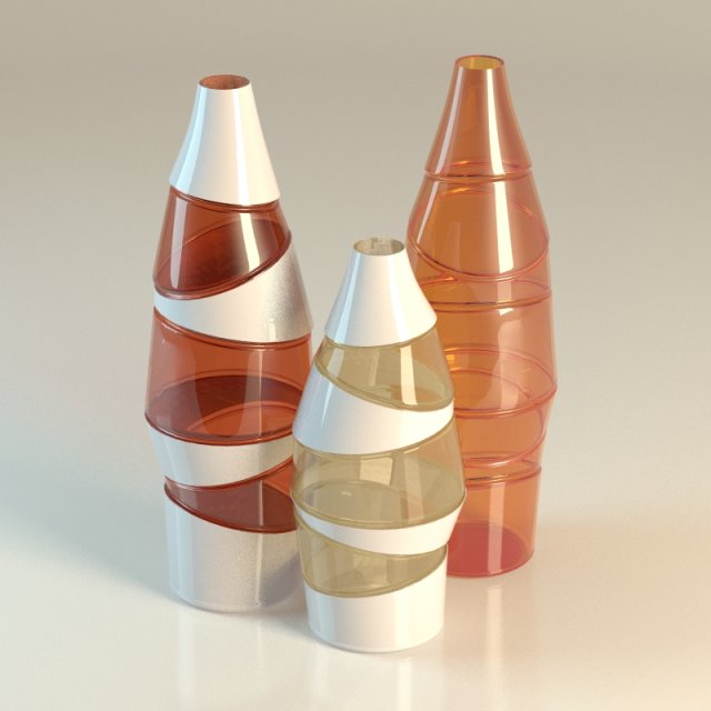 bottle decor 3D Modell .c4d .max .obj .3ds .fbx .stl .blend 