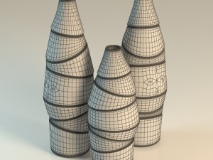bottle decor 3D Modell