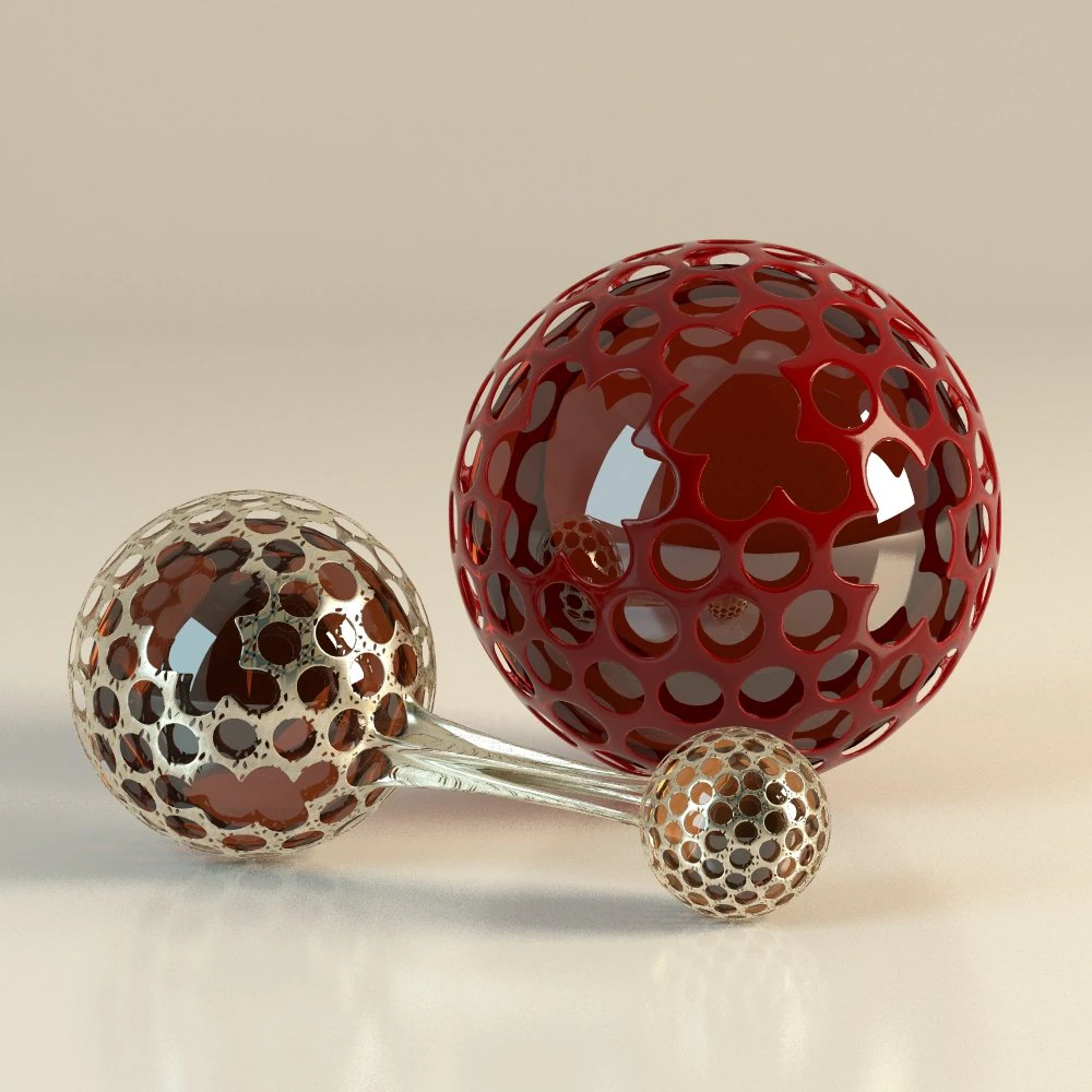 Spheromorphin 3D Modell .c4d .max .obj .3ds .fbx .stl .blend 