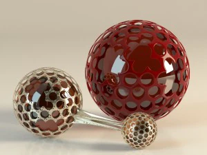 sph&eacute;romorphine Modèle 3D