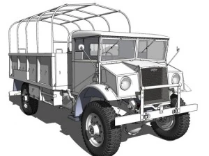 cmp c60l chev blitz 3D Modell