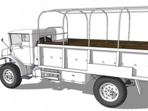 cmp c60l chev blitz 3D Modell