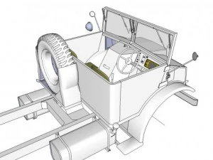 cmp c60l chev blitz 3D Modell