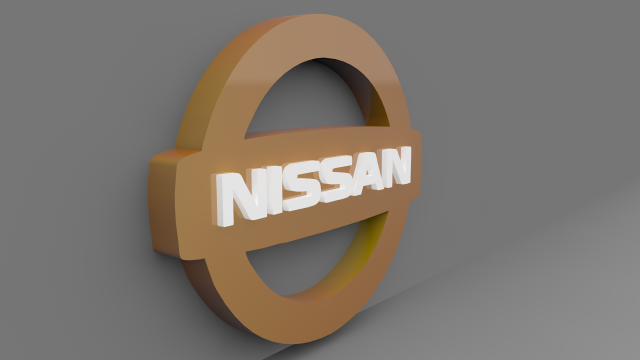 logo nissan Modelo 3D .c4d .max .obj .3ds .fbx .stl .blend 