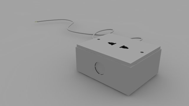 electricity connection 3D Model .c4d .max .obj .3ds .fbx .stl .blend 