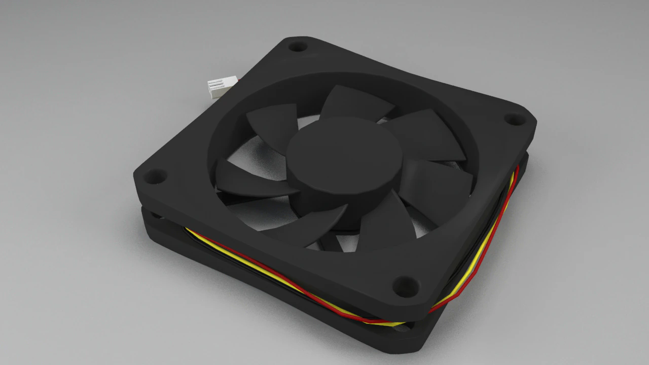 simple cooler 3D Model .c4d .max .obj .3ds .fbx .stl .blend 