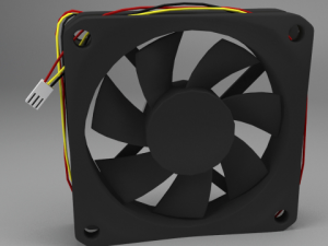 simple cooler 3D मॉडल