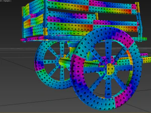 medieval cart 3D Model