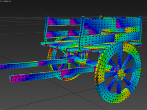 medieval cart 3D Модель