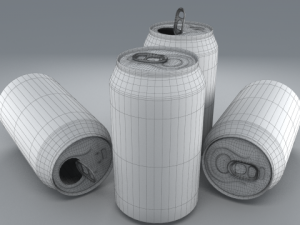 can of soda Modèle 3D