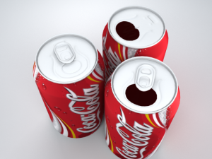 can of soda Modèle 3D