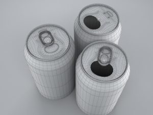 can of soda Modèle 3D