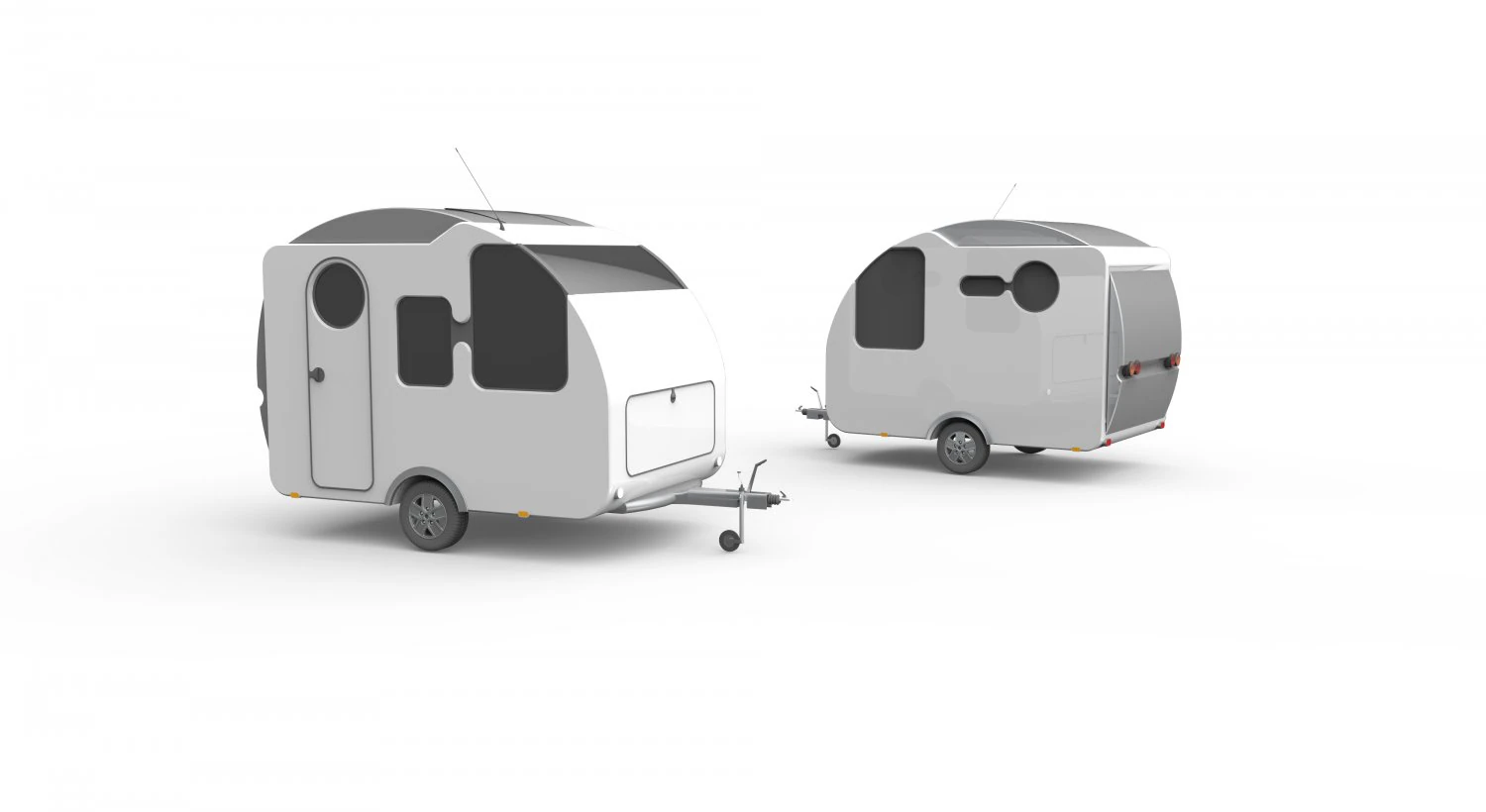 Trailer 3D Model .c4d .max .obj .3ds .fbx .stl .blend 