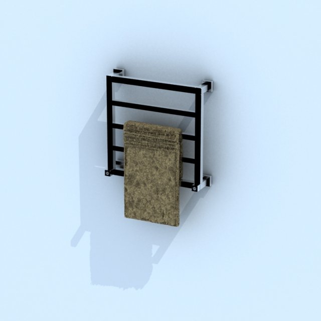 towel dryer 3D Модель .c4d .max .obj .3ds .fbx .stl .blend 