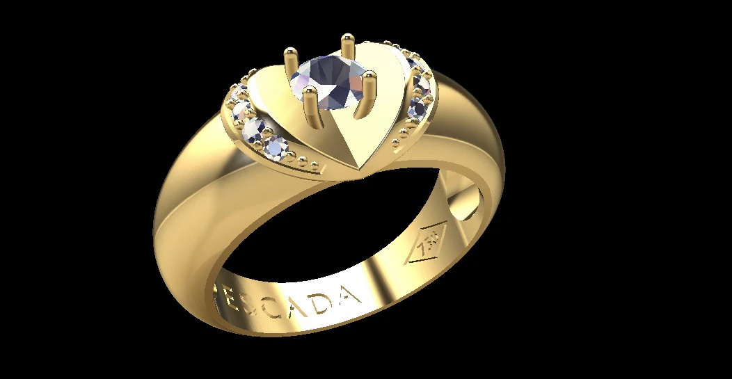 ring escada 3D Model .c4d .max .obj .3ds .fbx .stl .blend 