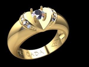 ring escada Modelo 3D