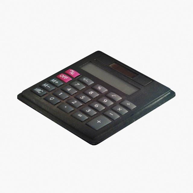 Calculator Modelo 3D .c4d .max .obj .3ds .fbx .stl .blend 